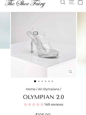Olympian 2.0 Clear Platform Heels